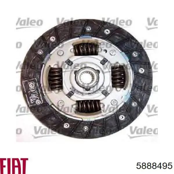 5888495 Fiat/Alfa/Lancia kit de embrague (3 partes)