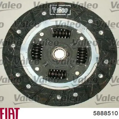 5888510 Fiat/Alfa/Lancia kit de embrague (3 partes)