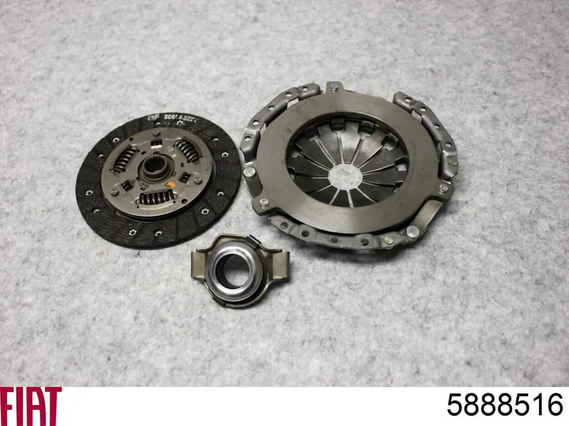 5888516 Fiat/Alfa/Lancia kit de embrague (3 partes)