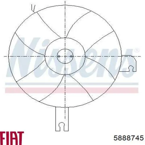 5888745 Fiat/Alfa/Lancia disco de embrague