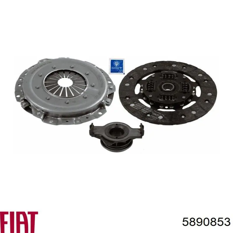 5890853 Fiat/Alfa/Lancia kit de embrague (3 partes)