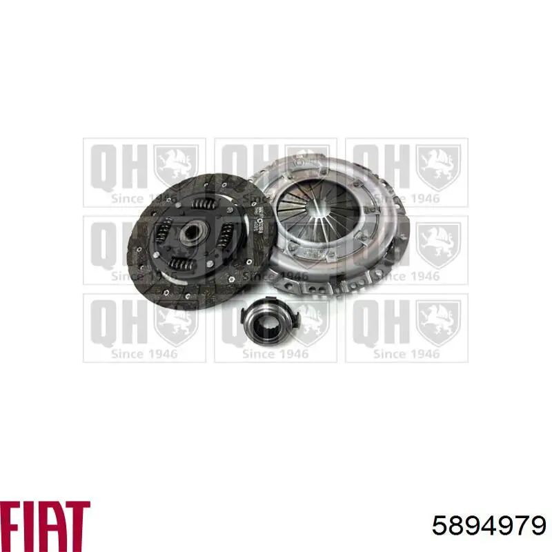 5894979 Fiat/Alfa/Lancia kit de embrague (3 partes)