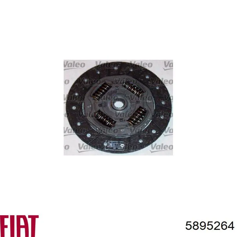 5895264 Fiat/Alfa/Lancia kit de embrague (3 partes)