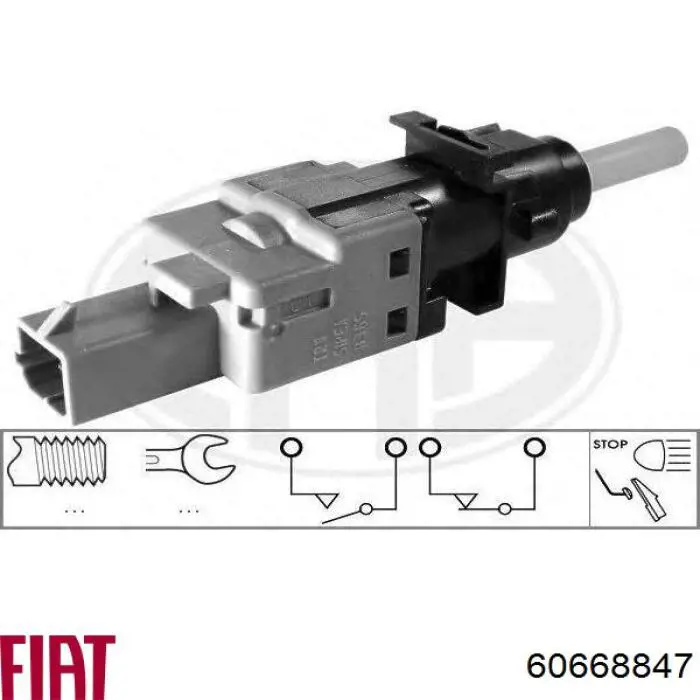 60668847 Fiat/Alfa/Lancia interruptor luz de freno