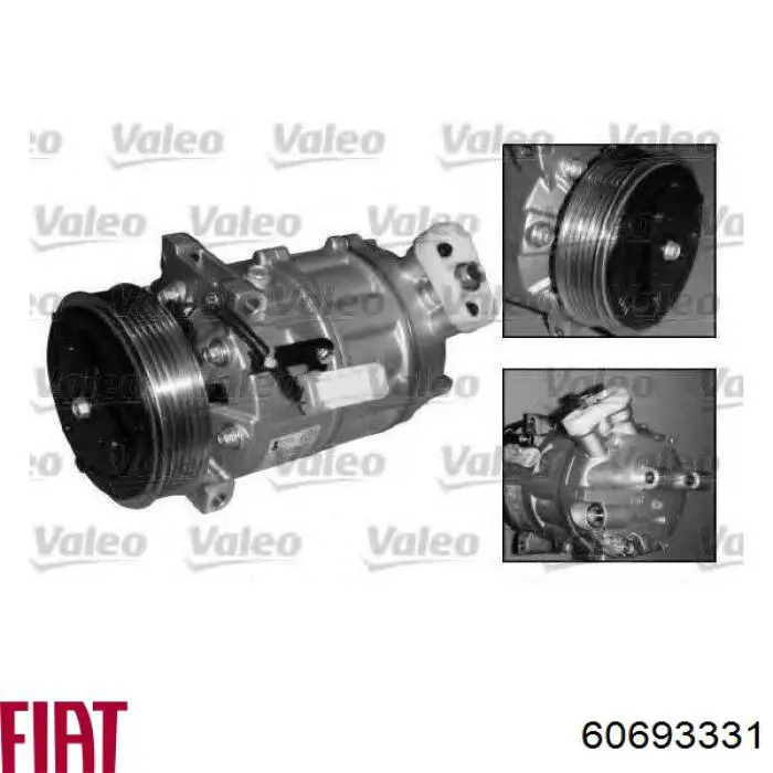 60693331 Fiat/Alfa/Lancia compresor de aire acondicionado