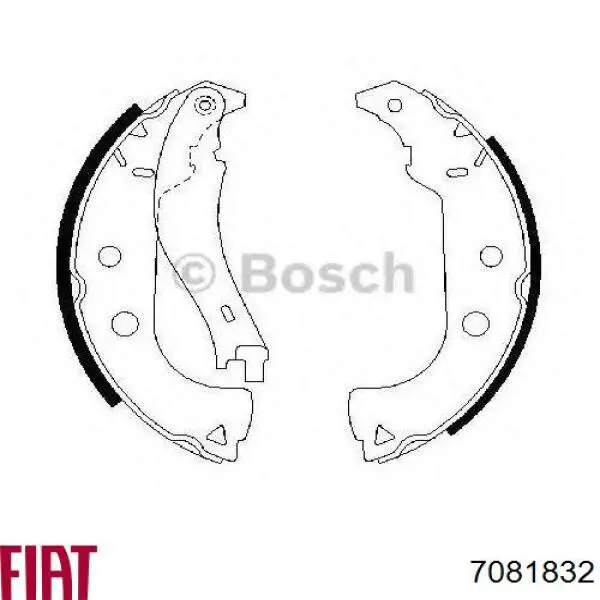 7081832 Fiat/Alfa/Lancia zapatas de frenos de tambor traseras