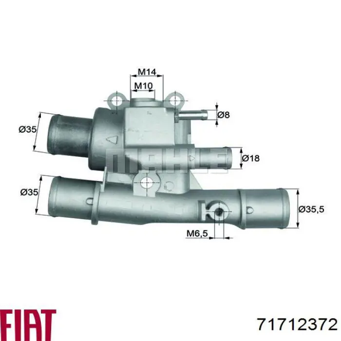 71712372 Fiat/Alfa/Lancia termostato, refrigerante