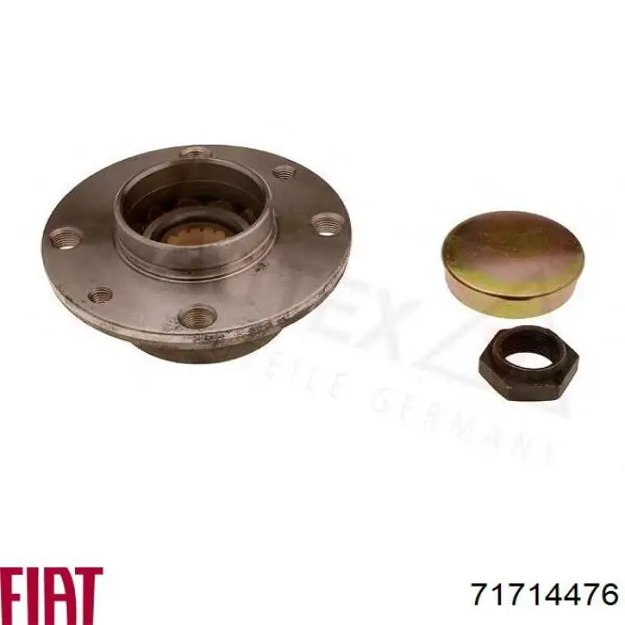 71714476 Fiat/Alfa/Lancia cubo de rueda trasero