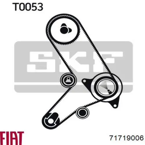  Correa distribucion para Alfa Romeo 155 167