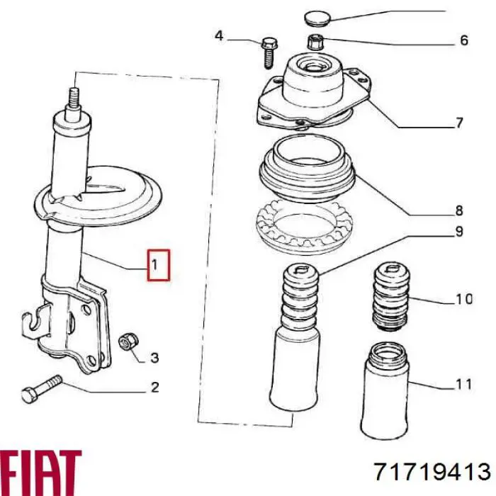 71719413 Fiat/Alfa/Lancia kit de embrague (3 partes)