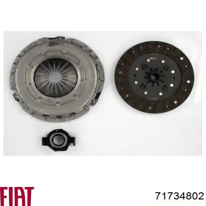 71734802 Fiat/Alfa/Lancia kit de embrague (3 partes)