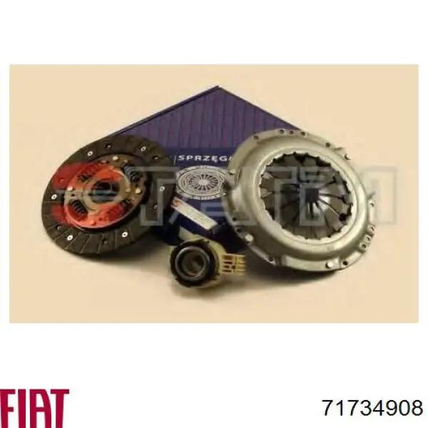 71734908 Fiat/Alfa/Lancia kit de embrague (3 partes)