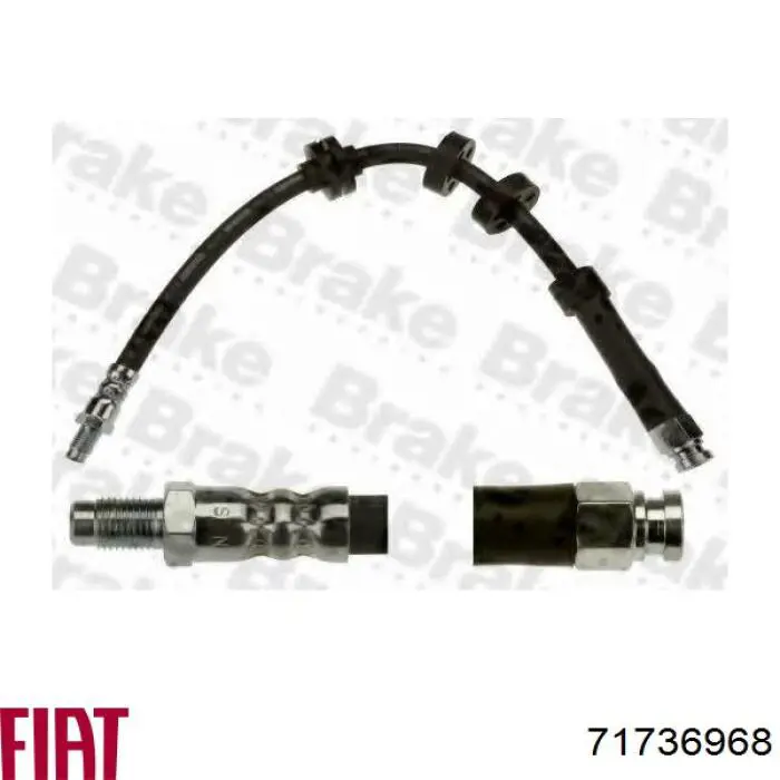 1623260680 General Motors tubo flexible de frenos delantero derecho