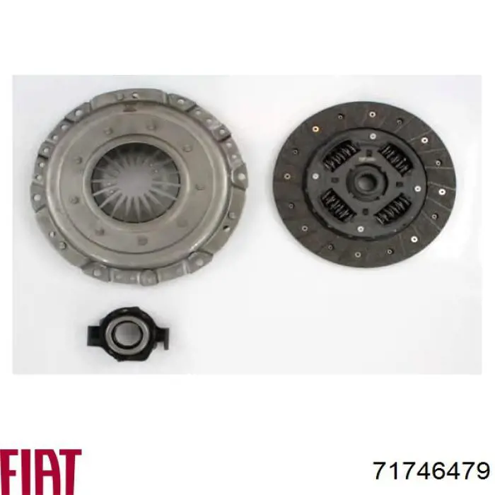 71746479 Fiat/Alfa/Lancia kit de embrague (3 partes)