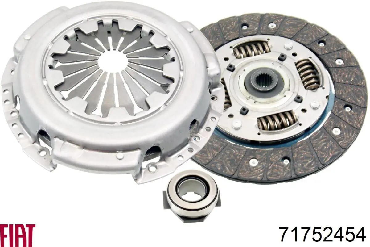 71752454 Fiat/Alfa/Lancia kit de embrague (3 partes)