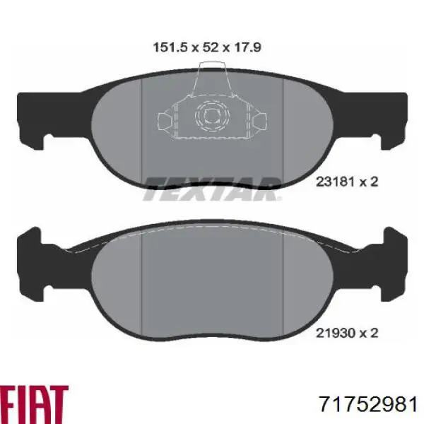 71752981 Fiat/Alfa/Lancia tubo flexible de frenos trasero izquierdo