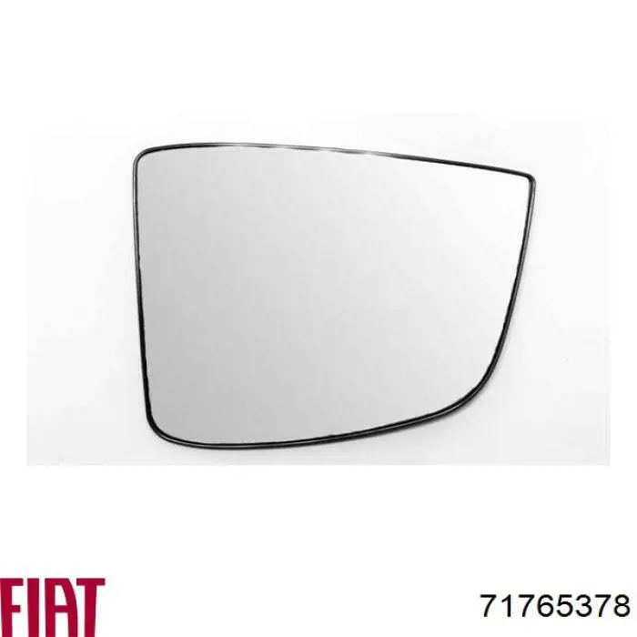  Cristal De Espejo Retrovisor Exterior Derecho para Fiat Doblo 2 