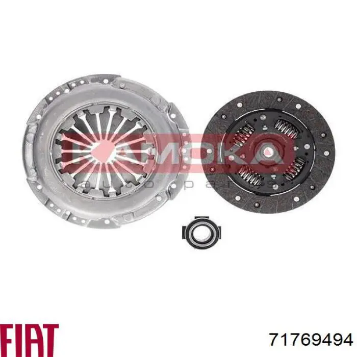 71769494 Fiat/Alfa/Lancia kit de embrague (3 partes)