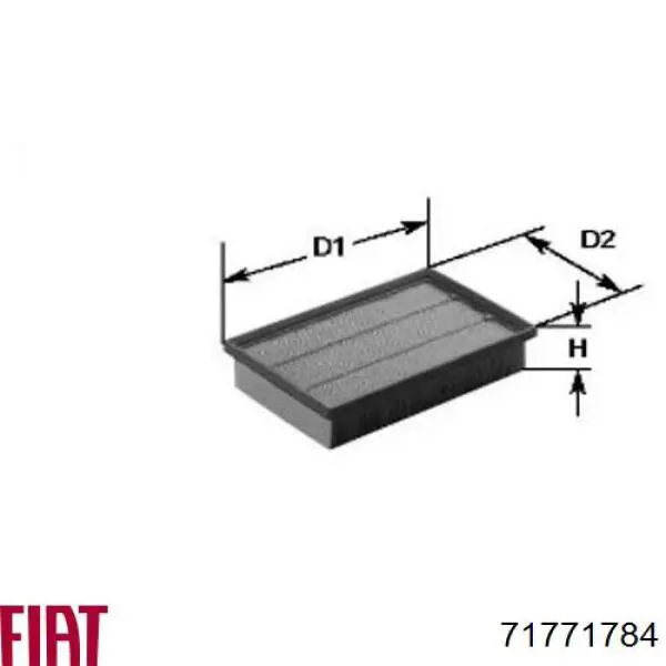 7701409311 Renault (RVI) filtro de aire