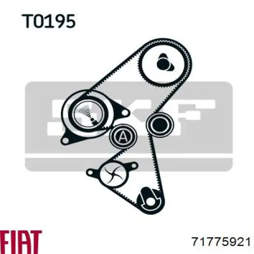 71775921 Fiat/Alfa/Lancia kit correa de distribución