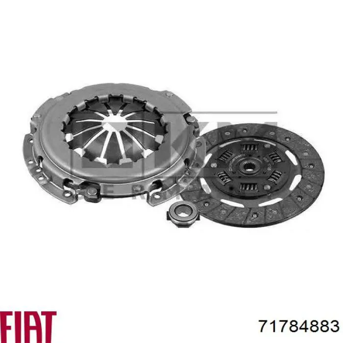 71784883 Fiat/Alfa/Lancia kit de embrague (3 partes)