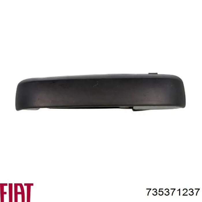  Tirador de puerta exterior trasero izquierdo para Fiat Panda 2 