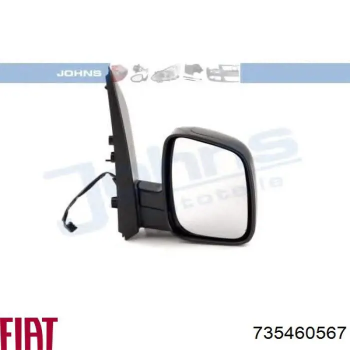 735460567 Fiat/Alfa/Lancia espejo retrovisor derecho