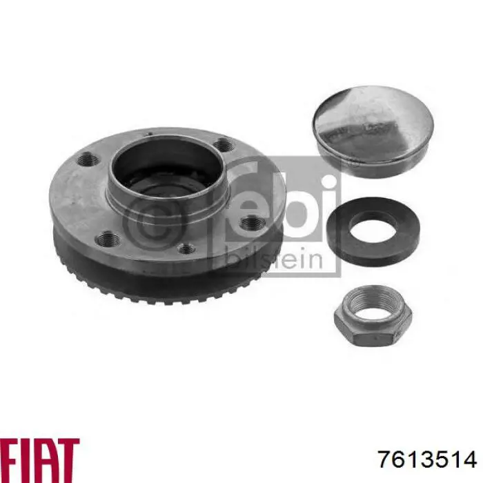 7613514 Fiat/Alfa/Lancia cubo de rueda trasero