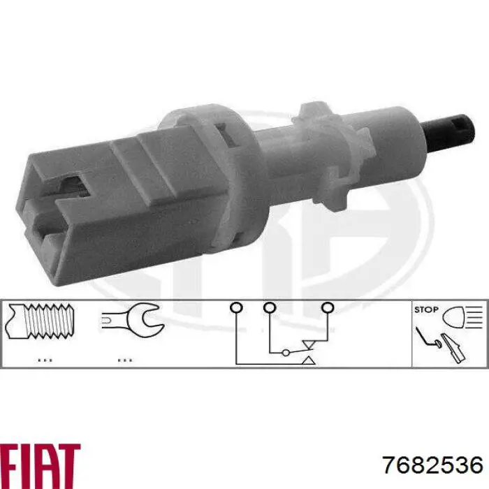 7682536 Fiat/Alfa/Lancia interruptor luz de freno