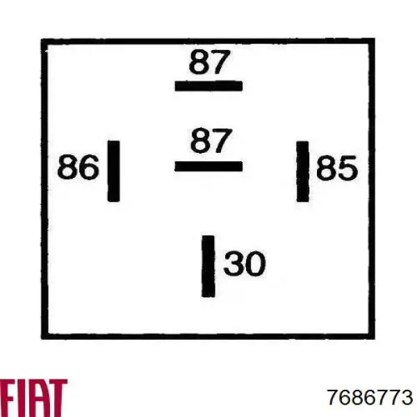 7686773 Fiat/Alfa/Lancia relé eléctrico multifuncional