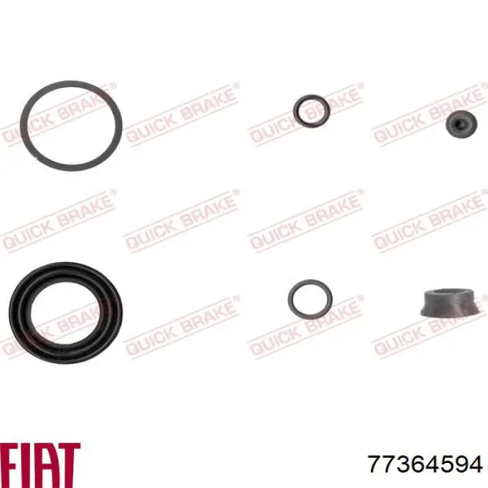  Pinza de freno trasero derecho para Fiat Panda 312, 519