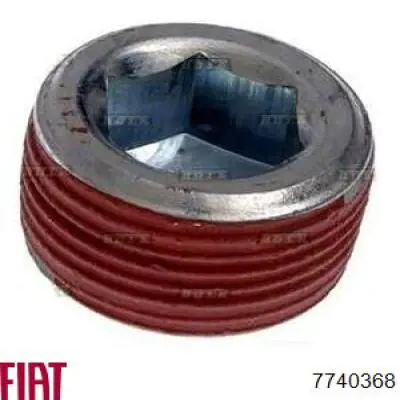 7740368 Fiat/Alfa/Lancia tapón roscado, colector de aceite