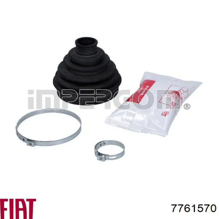 7761570 Fiat/Alfa/Lancia fuelle, árbol de transmisión delantero exterior