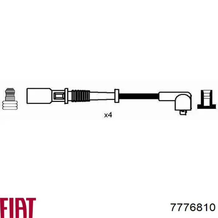 7776810 Fiat/Alfa/Lancia juego de cables de encendido