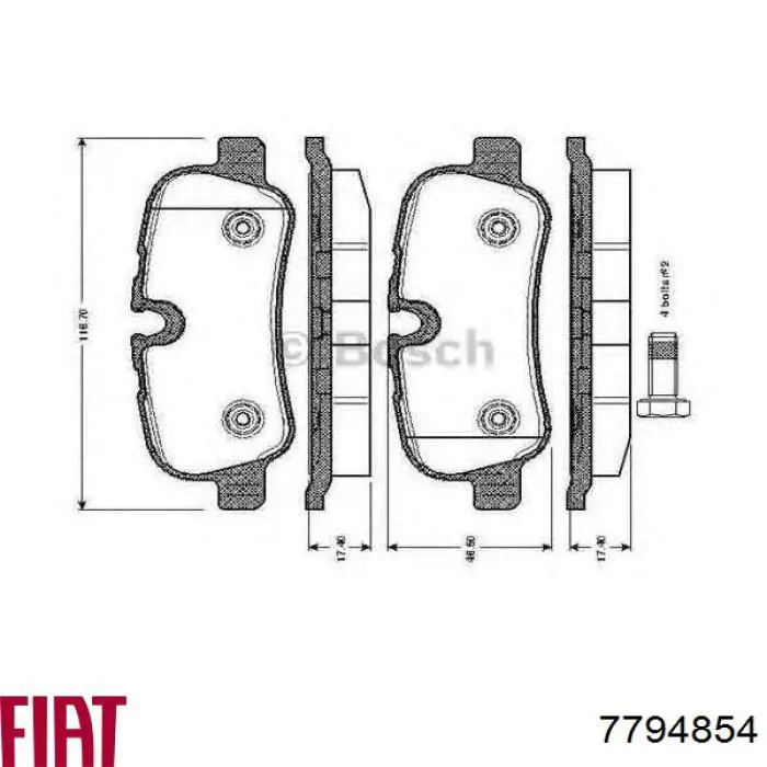 7794854 Fiat/Alfa/Lancia 