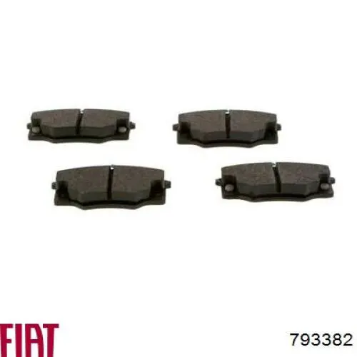 793382 Fiat/Alfa/Lancia pastillas de freno delanteras