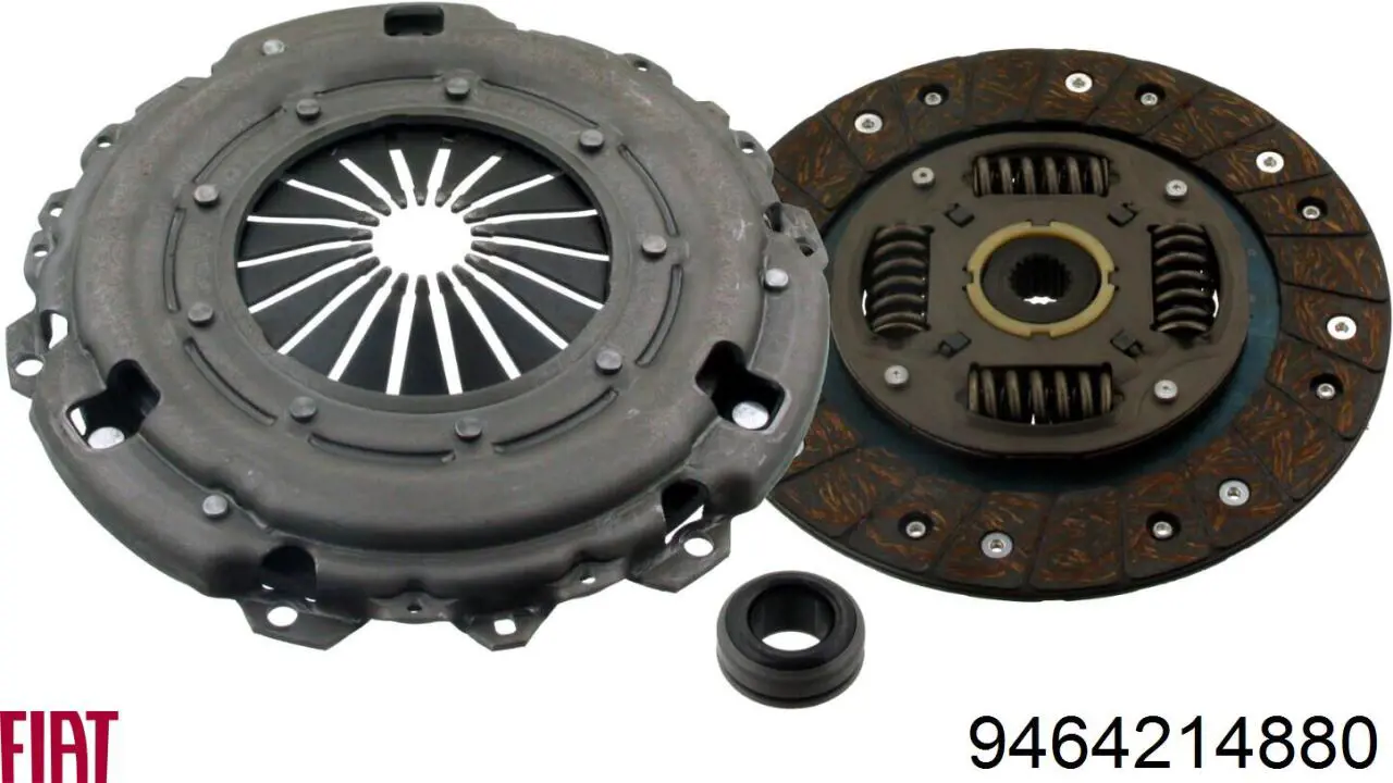 9464214880 Fiat/Alfa/Lancia kit de embrague (3 partes)