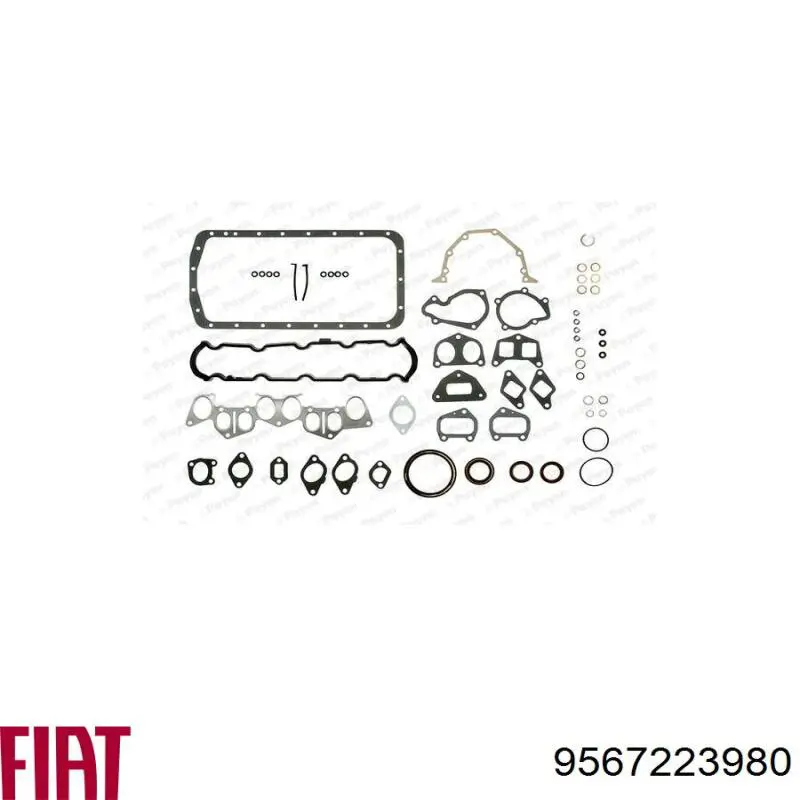  Juego completo de juntas, motor, inferior para Citroen C25 280,290