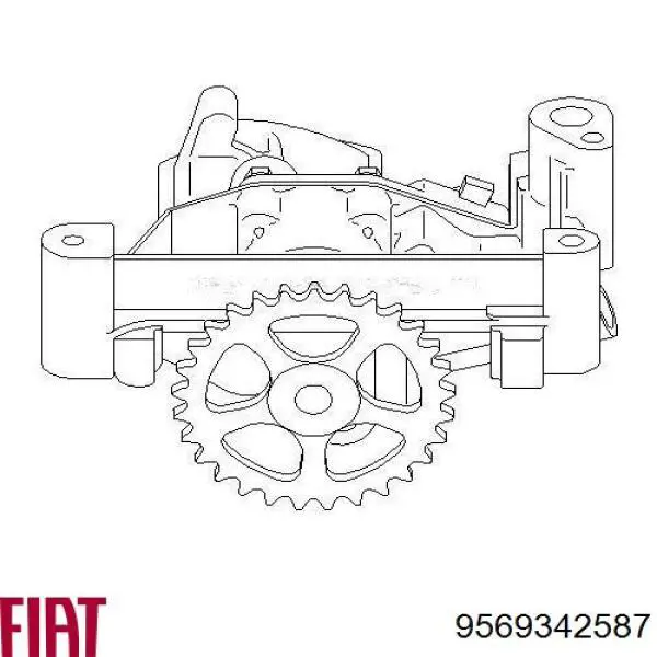 9569342587 Fiat/Alfa/Lancia bomba de aceite