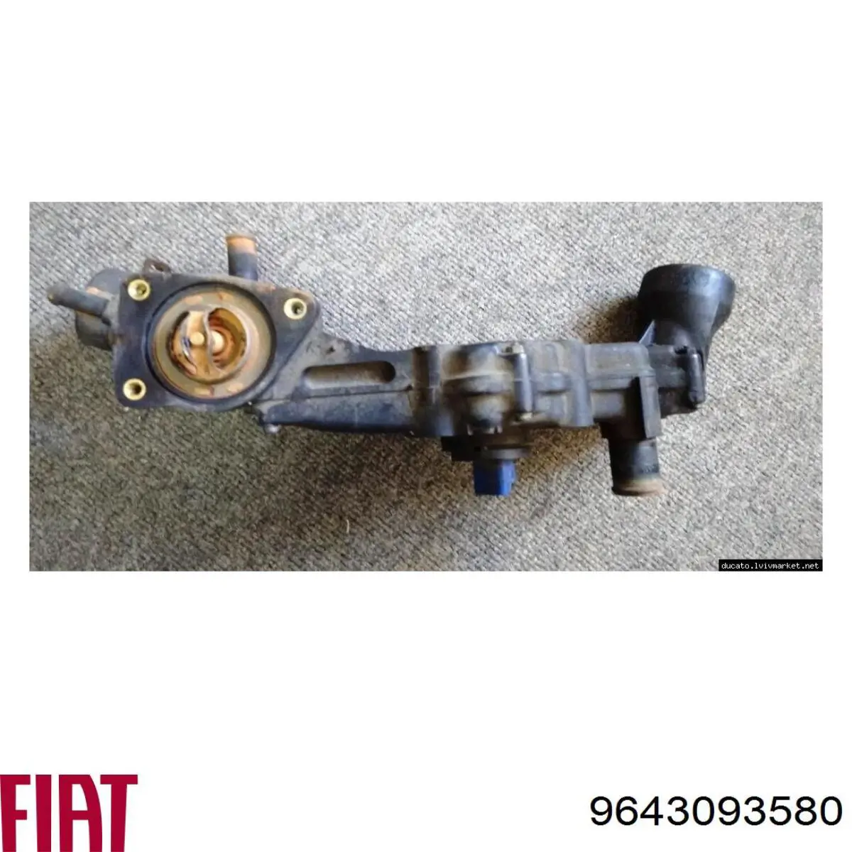 9643093580 Fiat/Alfa/Lancia caja del termostato