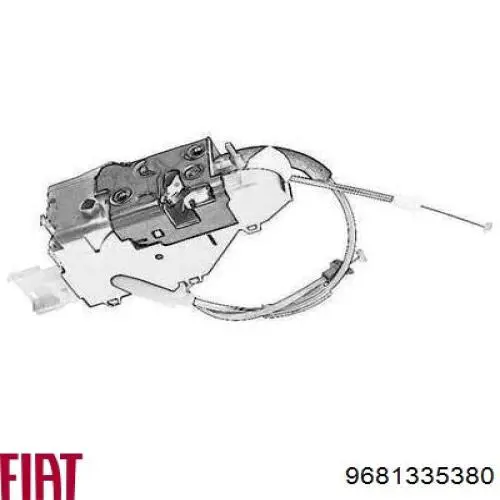 9681335380 Fiat/Alfa/Lancia cerradura de puerta delantera izquierda