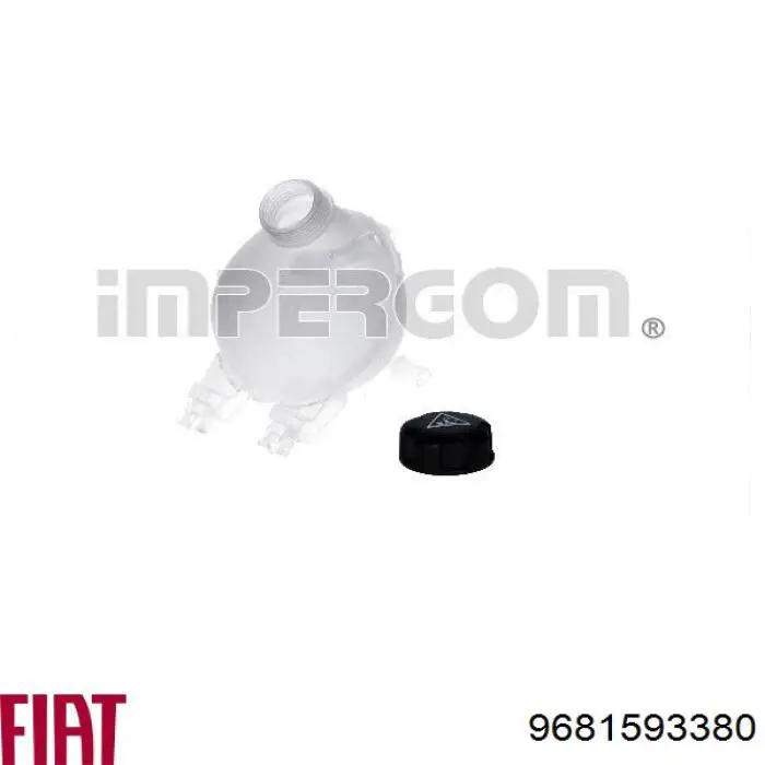 9681593380 Fiat/Alfa/Lancia tapón de expansión de refrigerante/anticongelante