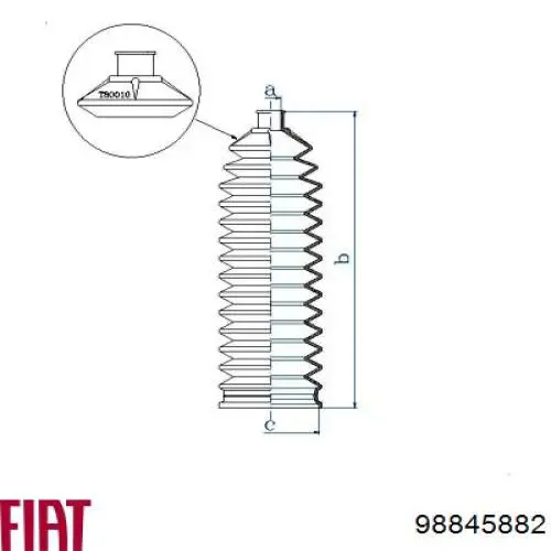 98845882 Fiat/Alfa/Lancia fuelle, dirección