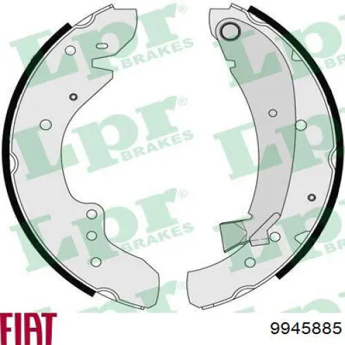 9945885 Fiat/Alfa/Lancia zapatas de frenos de tambor traseras