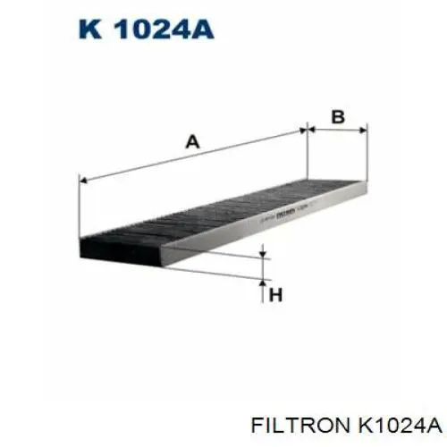 K1024A Filtron filtro de habitáculo