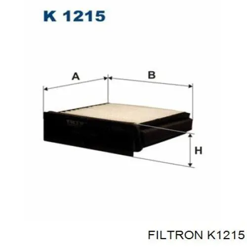 K1215 Filtron filtro de habitáculo