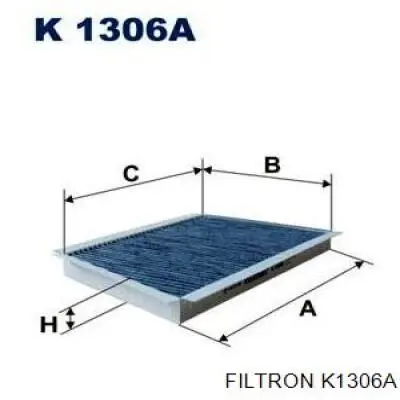 K1306A Filtron filtro de habitáculo