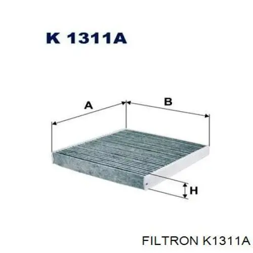 K1311A Filtron filtro de habitáculo