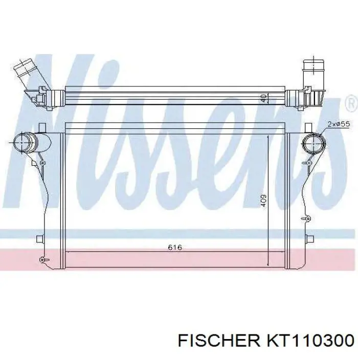 KT110300 Georg Fisher junta de turbina, kit de montaje