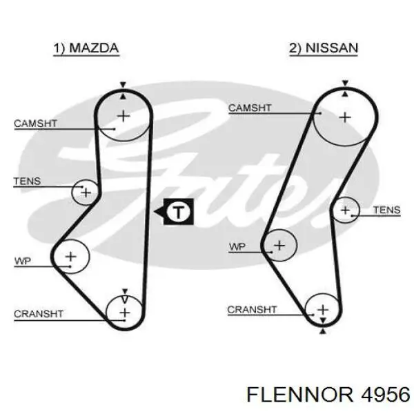 TB21005 NIPPON MOTORS correa distribucion